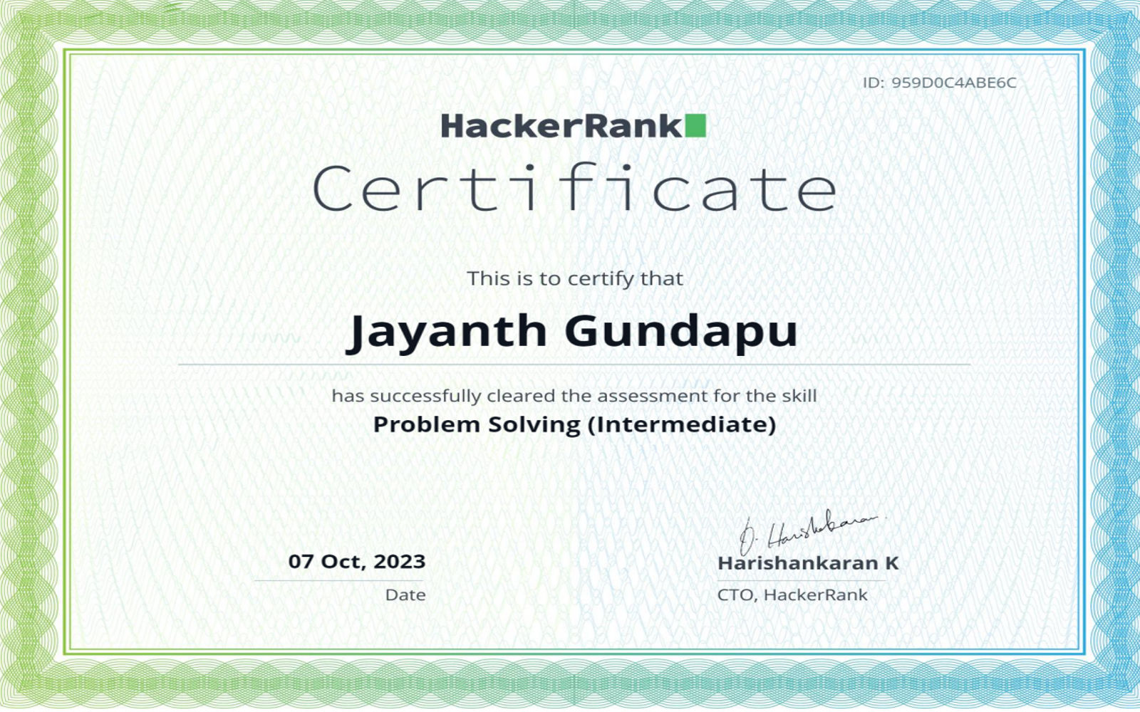 Certification Image