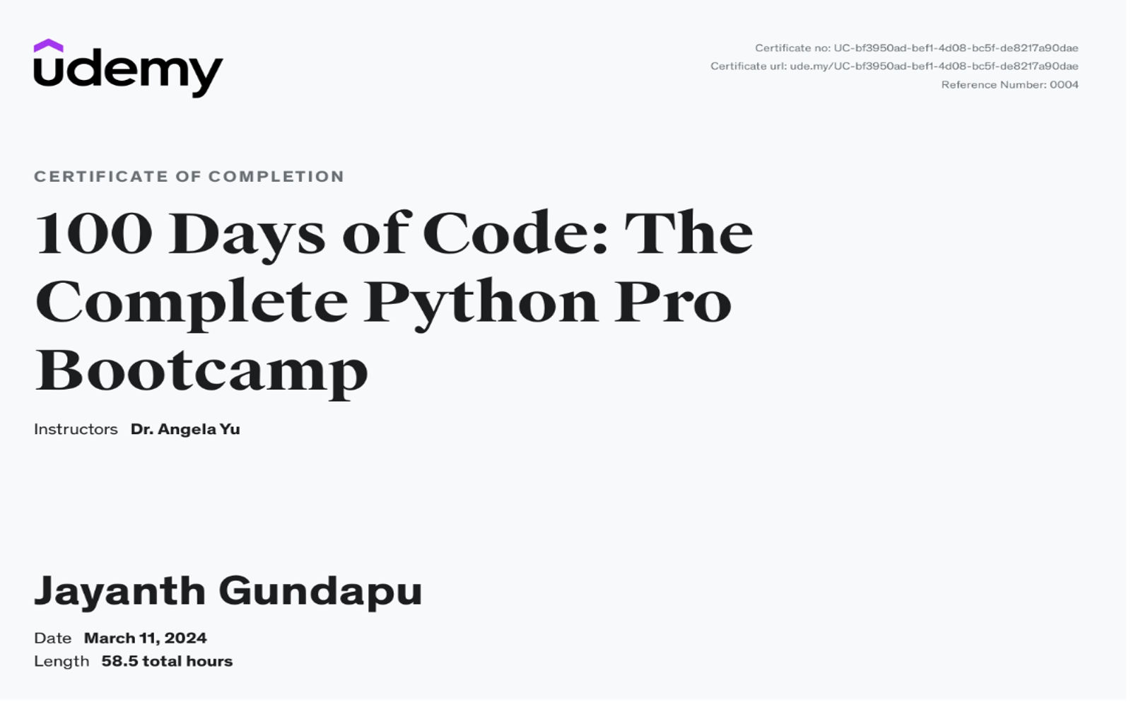 Certification Image